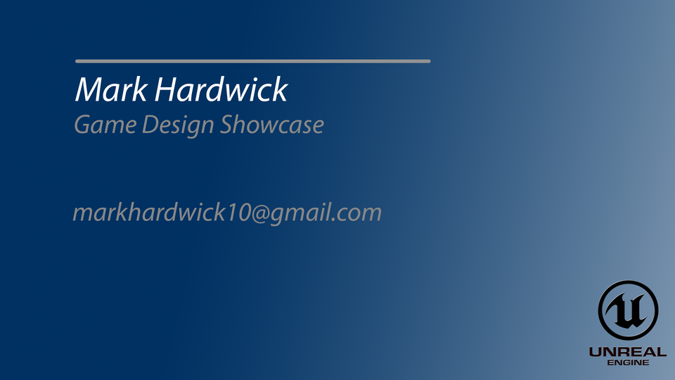 Game Design Showcase (Oct 2019)
